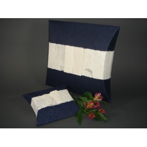 Biodegradable Cremation Ashes Funeral Urn - JOURNEY EARTHURN (Navy Blue) 